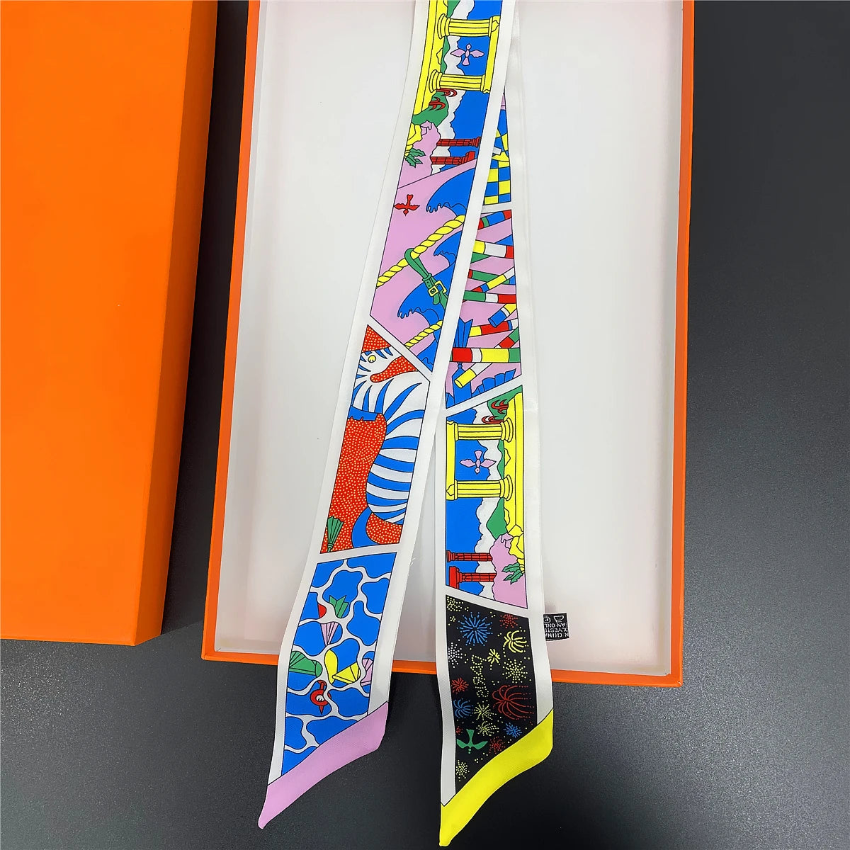 Women Long Scarf and Hair Tie Multifunctional Bandana - Smarsty