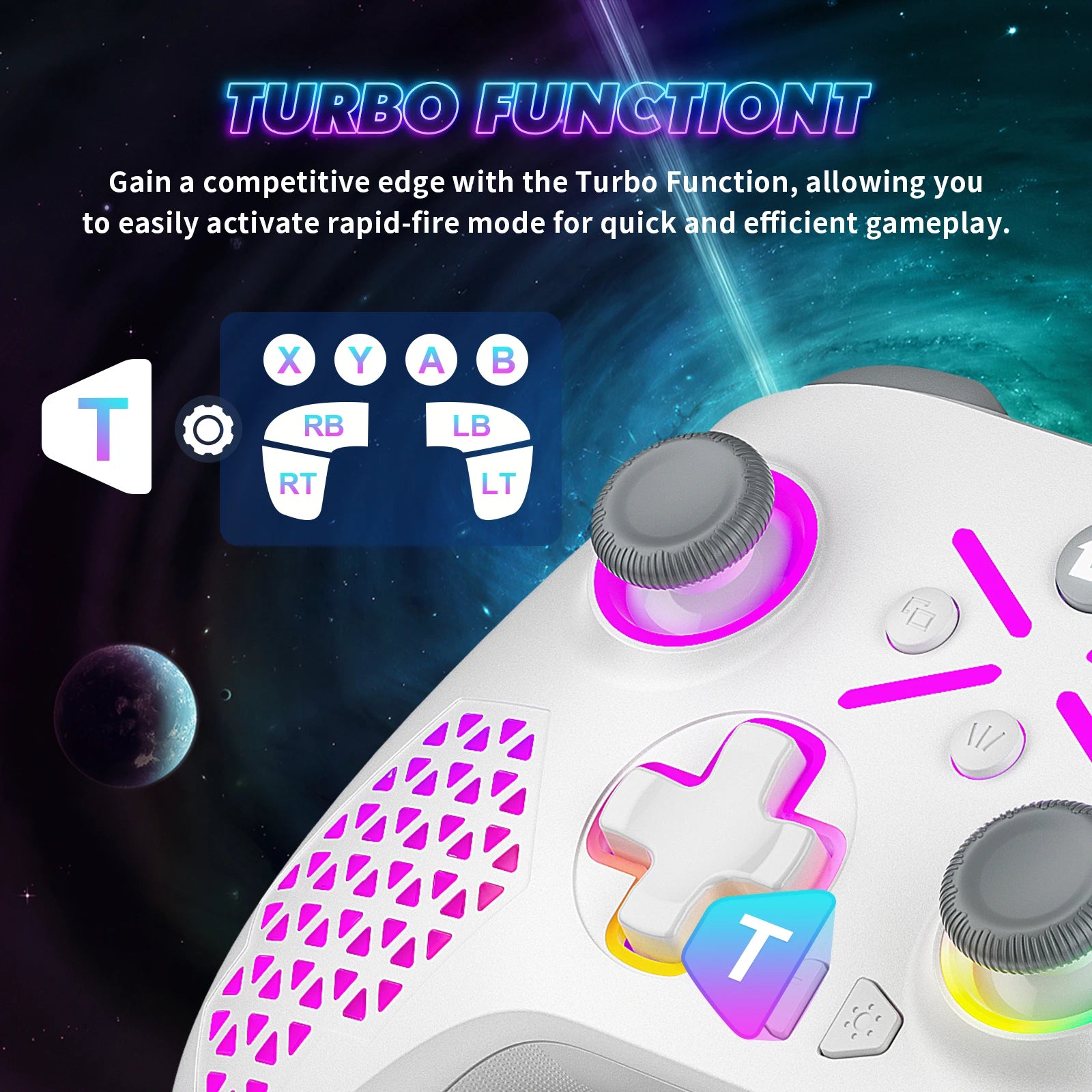 Wireless Gamepad for Xbox with Dual Vibration Feature - Smarsty