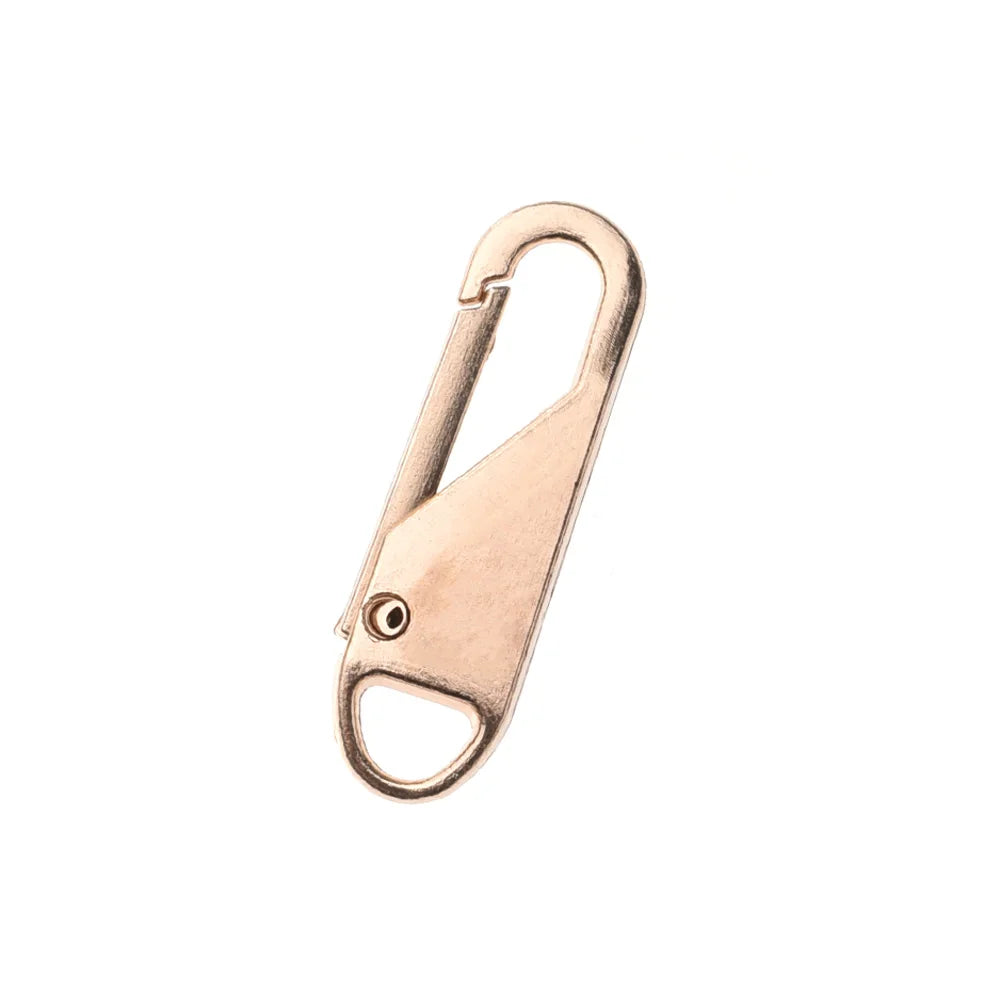 5pcs Universal Replacement Zipper Slider Metal Alloy Removal Zipper Puller Luggage Bag Zip Head DIY Craft Sewing Tool Repair Kit - Smarsty