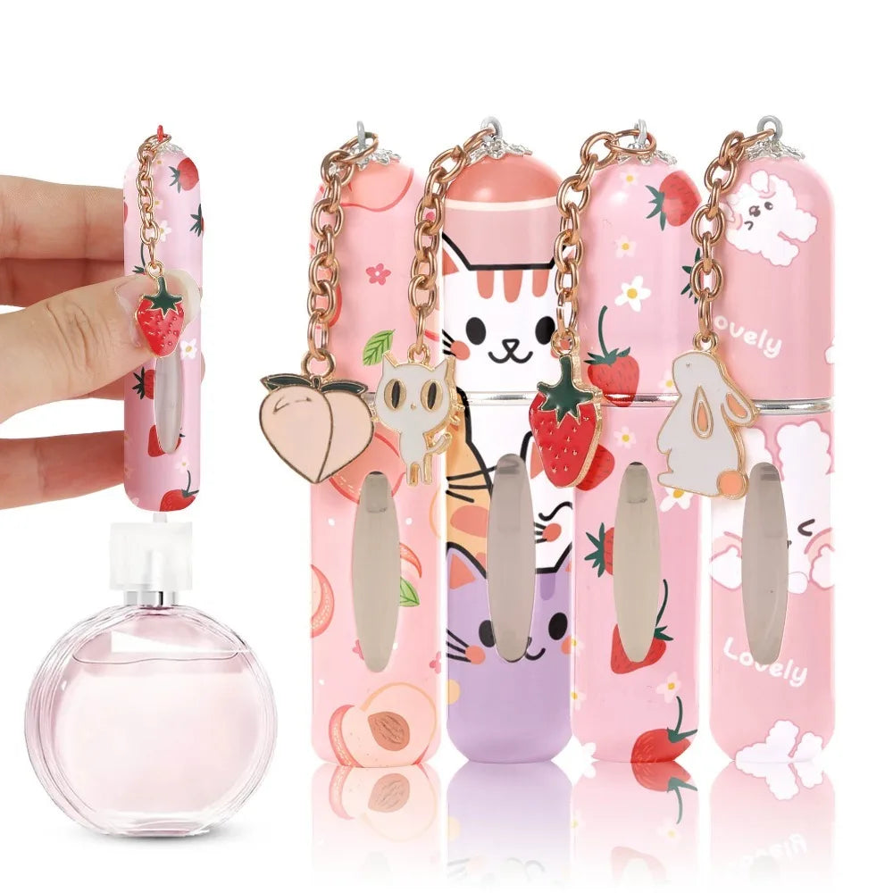 Portable 5ml Refillable Spray Bottle with Elegant Design - Smarsty