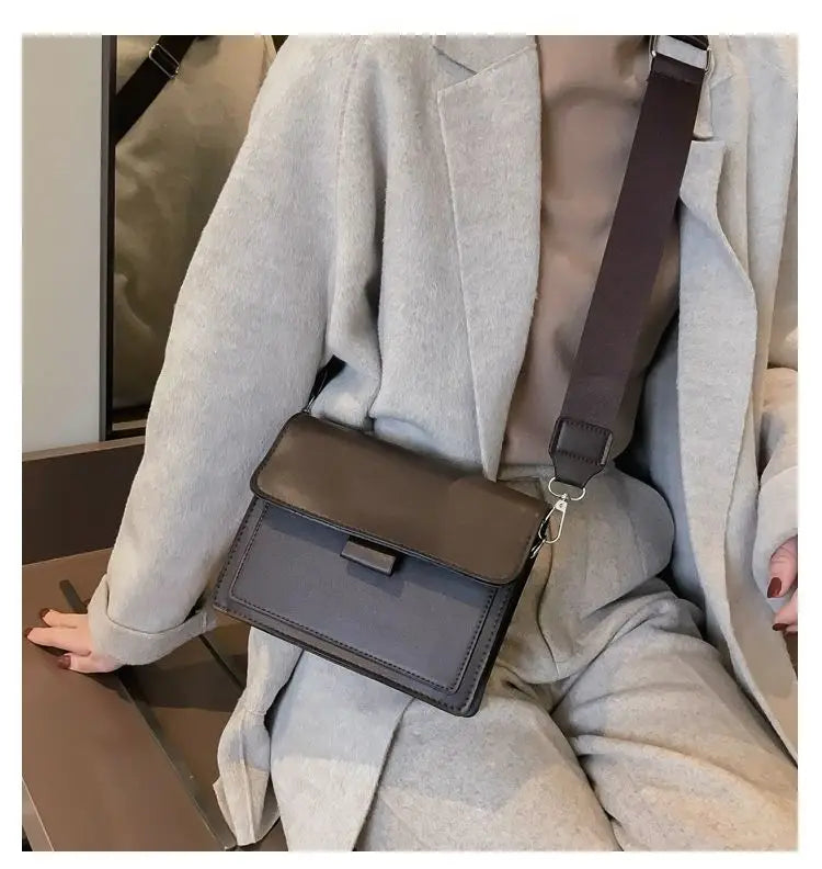 PU Leather Crossbody Bag For Women Travel Friendly Flap - Smarsty