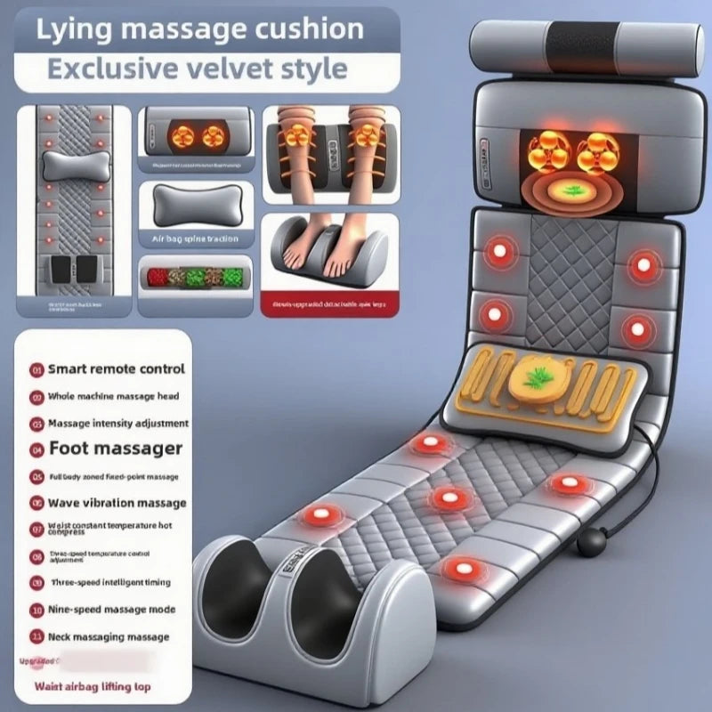 Full Body Massage Pad with 10 Zone Vibration Relief - Smarsty