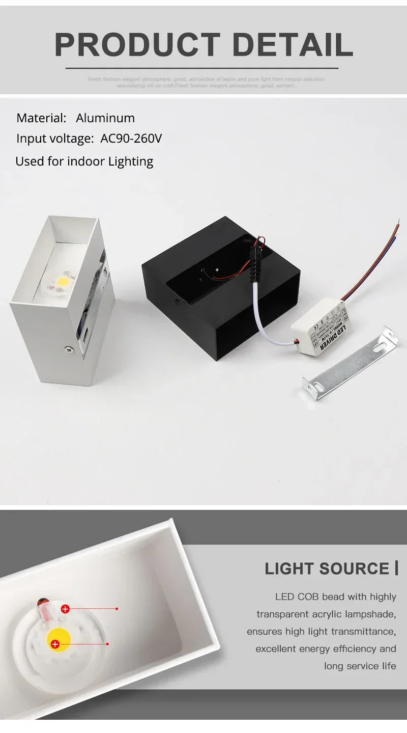 LED Wall Mounted Touch Control Dimming Lamps - Smarsty