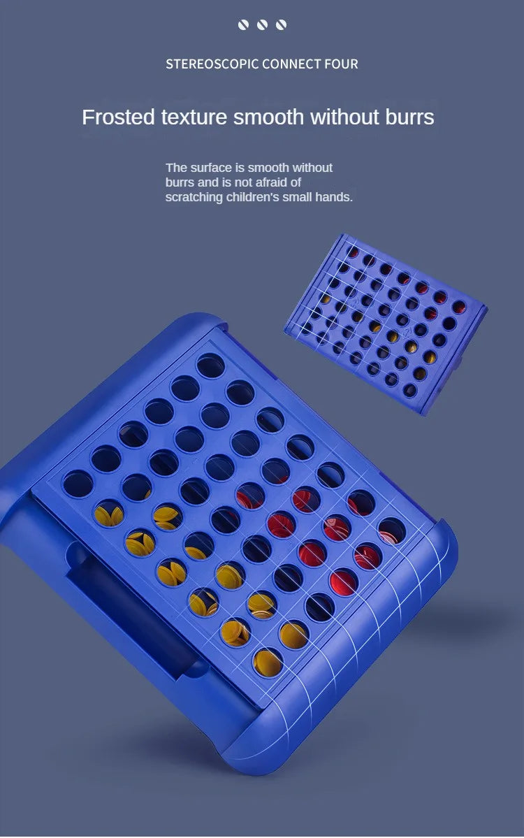 Four In A Row Bingo Chess Connect Classic Family Board Game Toys Fun Educational Toy for Kids Children Entertainment Game by Smarsty