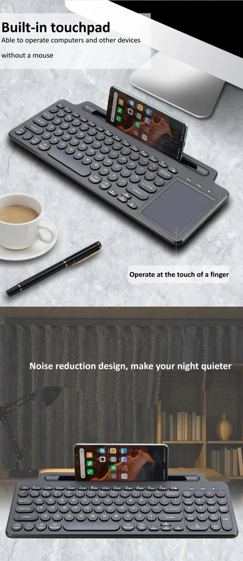 Bluetooth Wireless Mini Keyboard For Windows Tablets