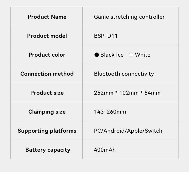 Telescopic Wireless Gamepad Controller for Switch and Mobile Gaming - Smarsty