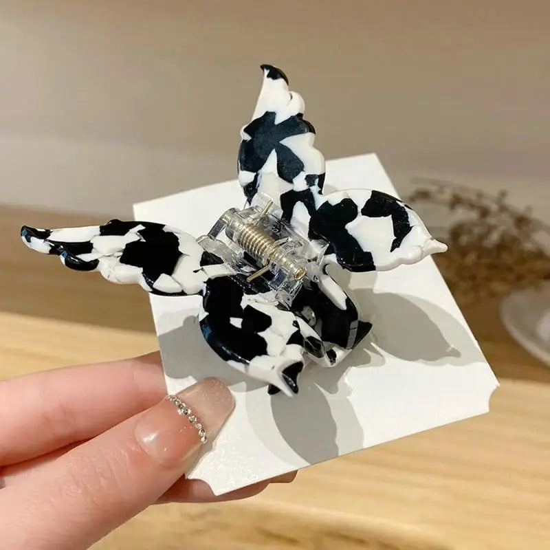 Butterfly Acetate Hair Clip Lightweight Gradient Tie Dye - Smarsty