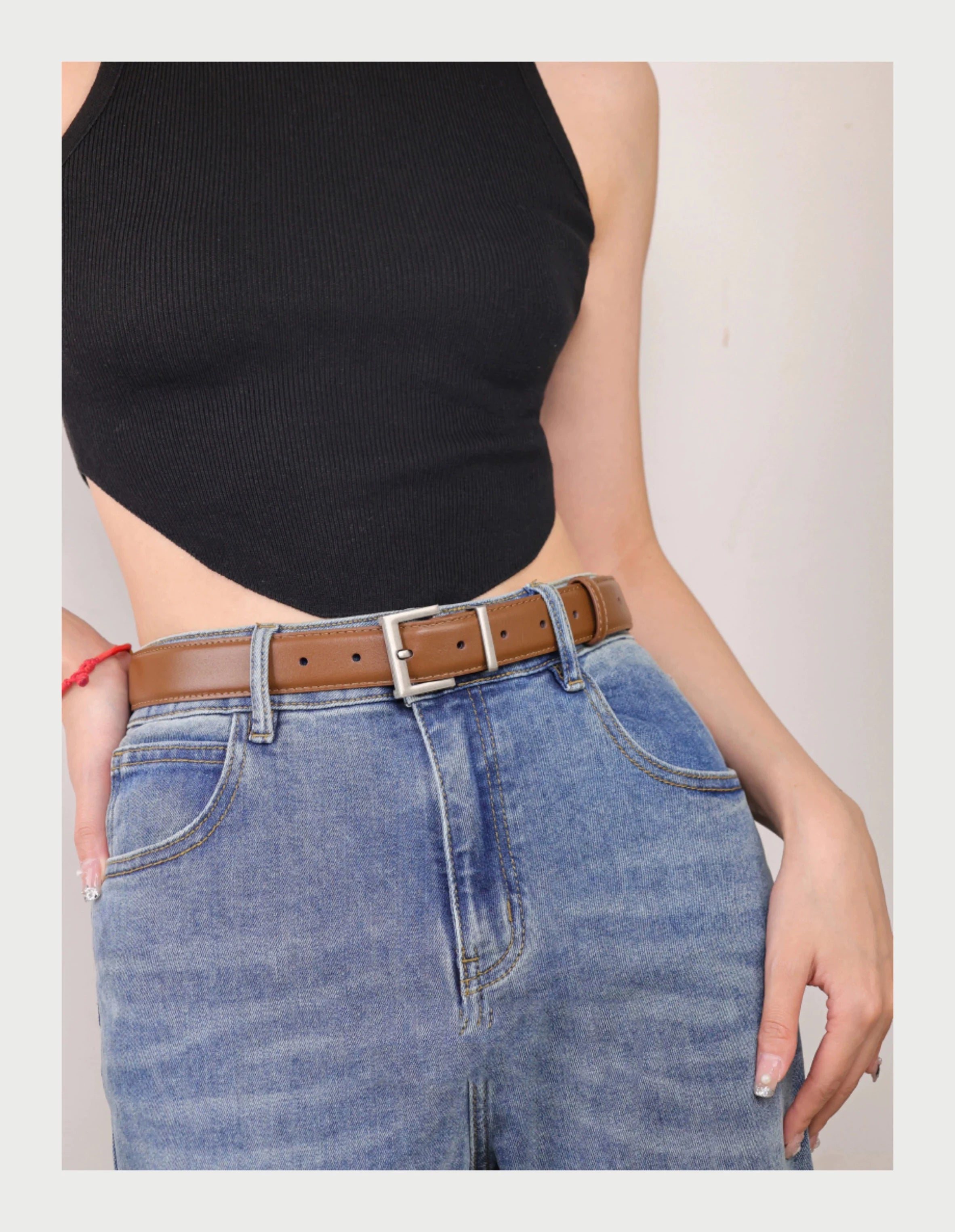 Luxury Double Genuine Leather Belt for Women - Smarsty