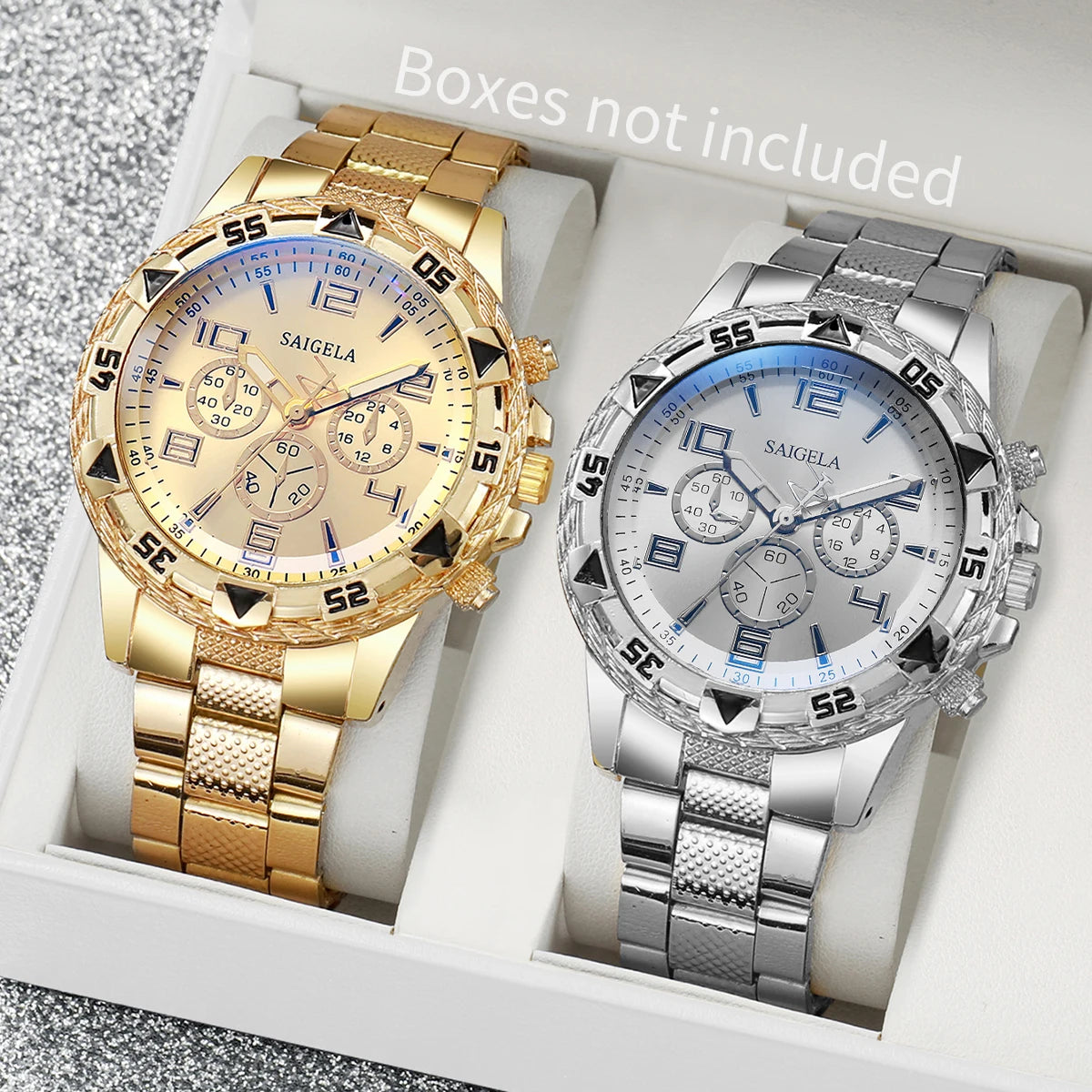 Men's Business Quartz Watches Set with Stylish Arabic Dial - Smarsty
