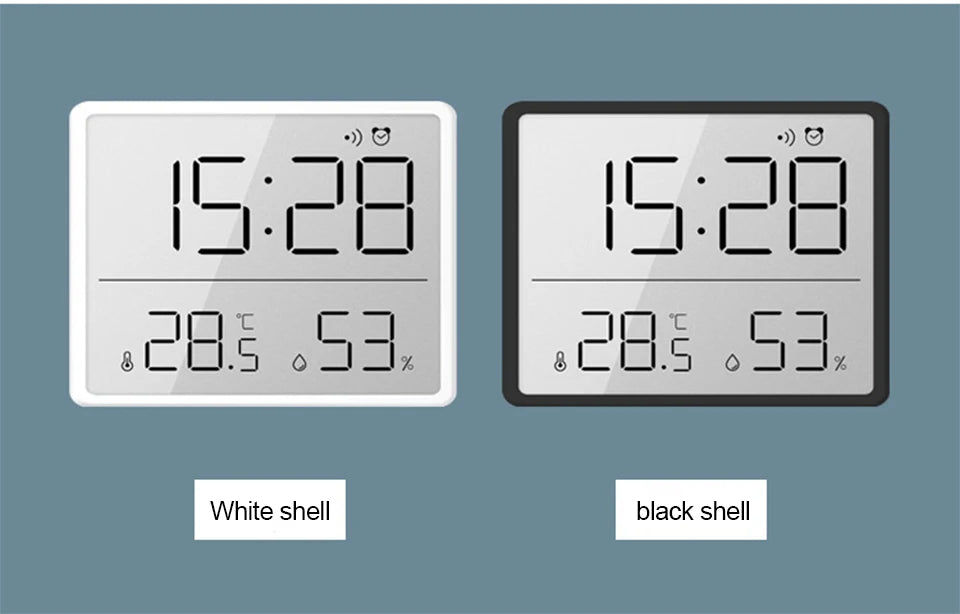 Ultra Thin Digital Alarm Clock with Large Screen - Smarsty