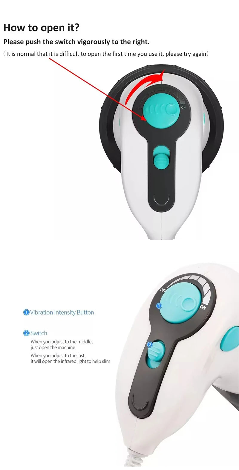 Portable Electric Massager for Anti Cellulite Slimming - Smarsty