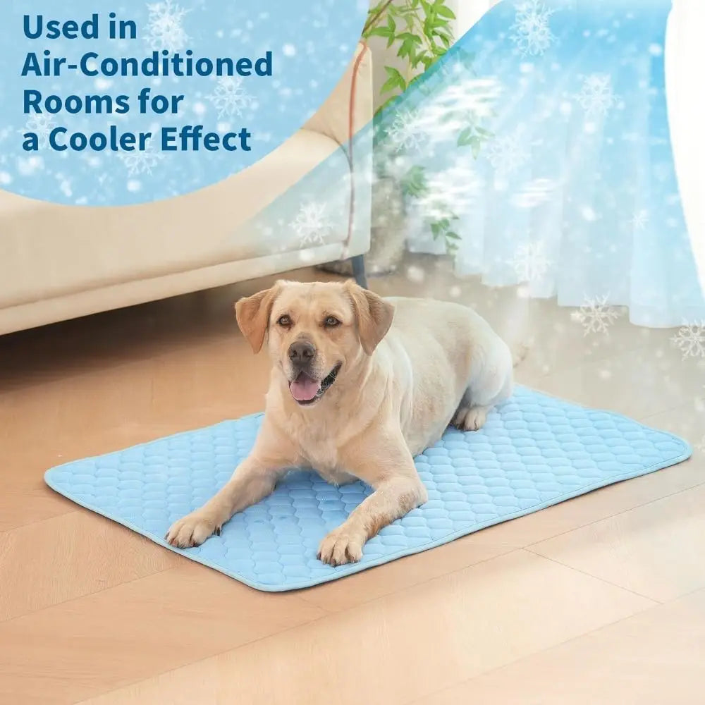 Cooling Summer Dog Mat Breathable Pet Bed Washable - Smarsty