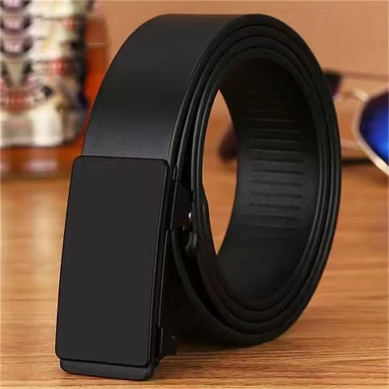 Luxury Genuine Leather Belt for Men with Automatic Buckle - Smarsty