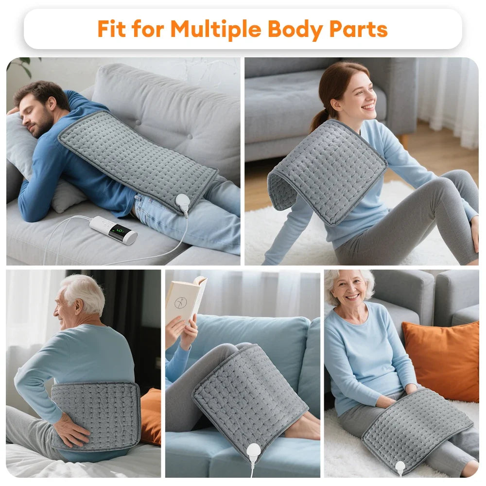 Electric Heating Pad Pet Heat Mat with 9 Levels Constant Temp 4 Mode Timer Body Warming Thermal Mat for Abdomen Hand Thermal Mat - Smarsty