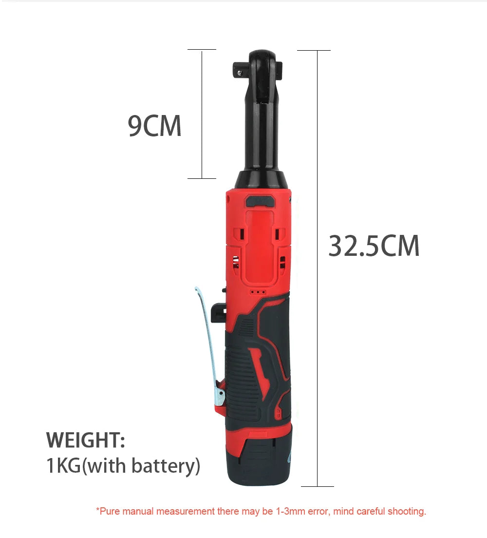 Extended 18V Cordless Electric Ratchet Wrench Set - Smarsty