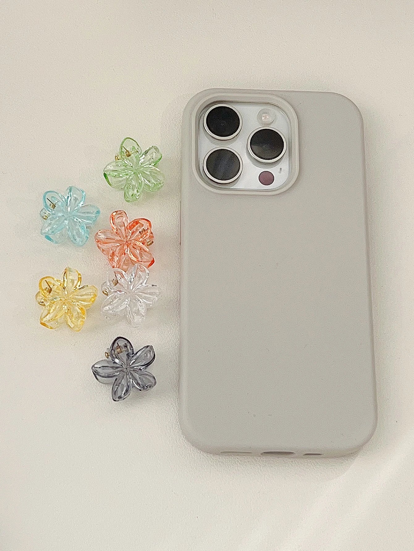 Mini Flower Hair Clips Pack Creaseless Claw Clips For Bangs - Smarsty