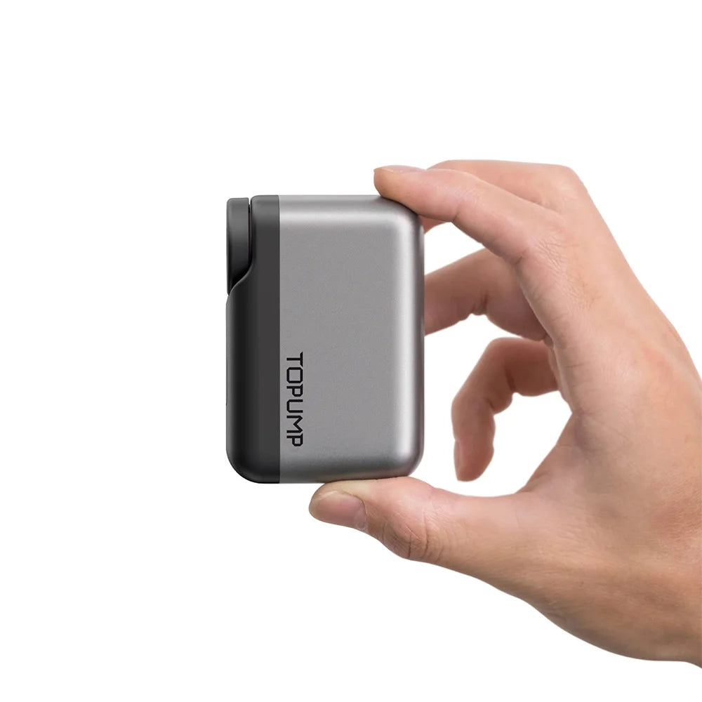 Mini Bike Pump, Portable Electric Bike Pump, Ultra Small 120PSI Battery Bicycle Pump, Automatic Shut-Off, Presta & Schrader