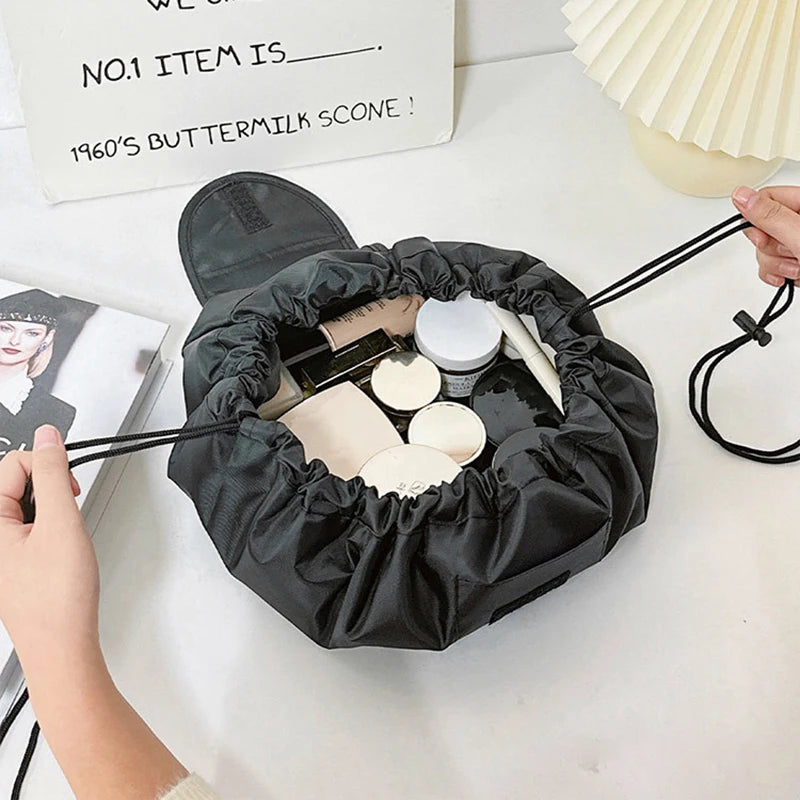 Waterproof Drawstring Cosmetic Bag Travel Makeup Organizer - Smarsty