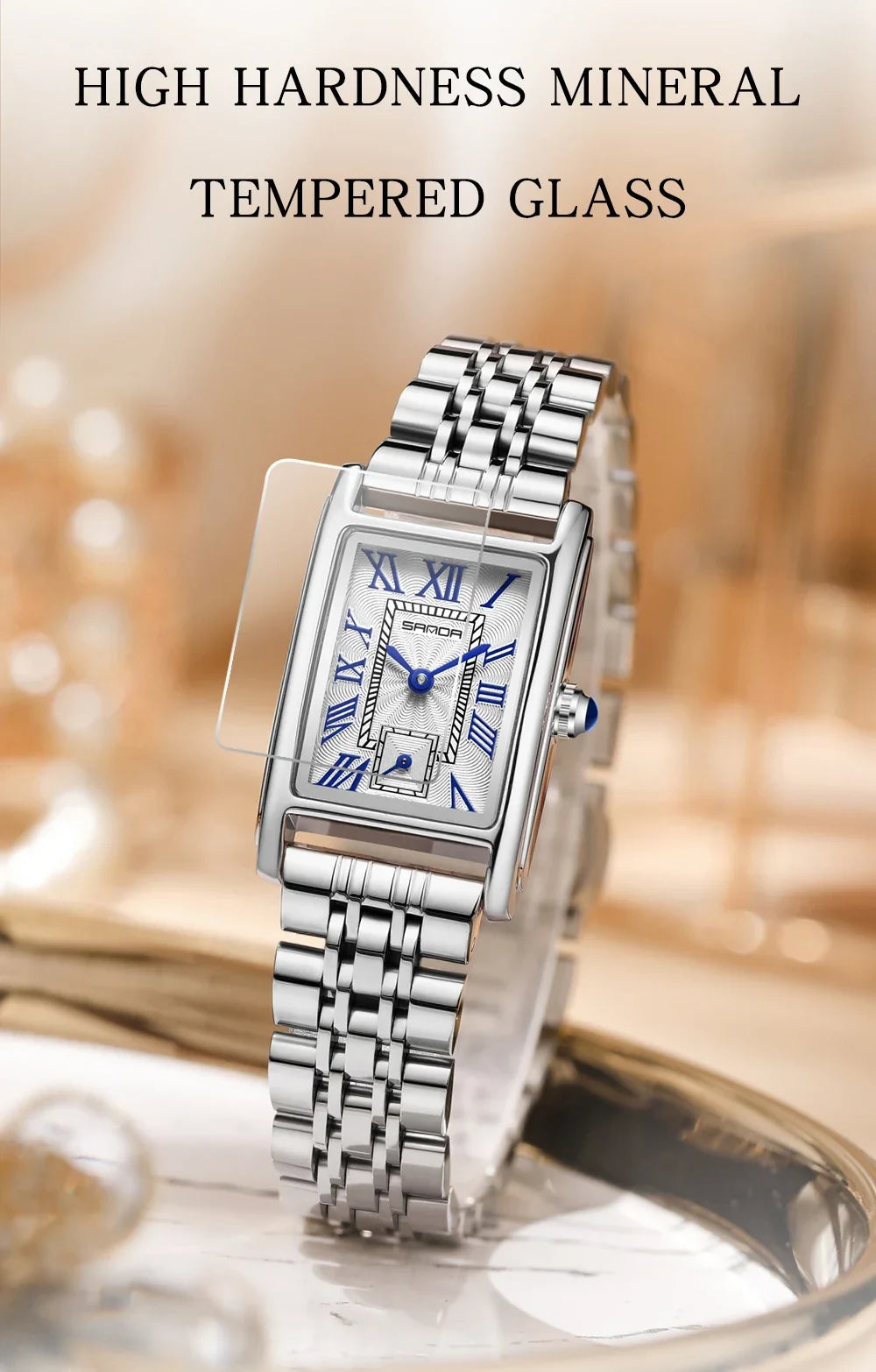 SANDA 1116 Women's Luxury Quartz Watch with Leather Strap - Smarsty