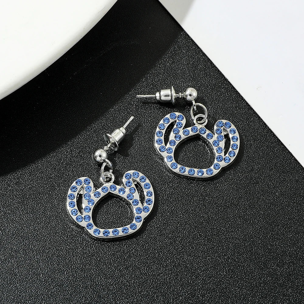 Cute Disney Stitch Flower Stud Earrings for Women and Girls - Smarsty