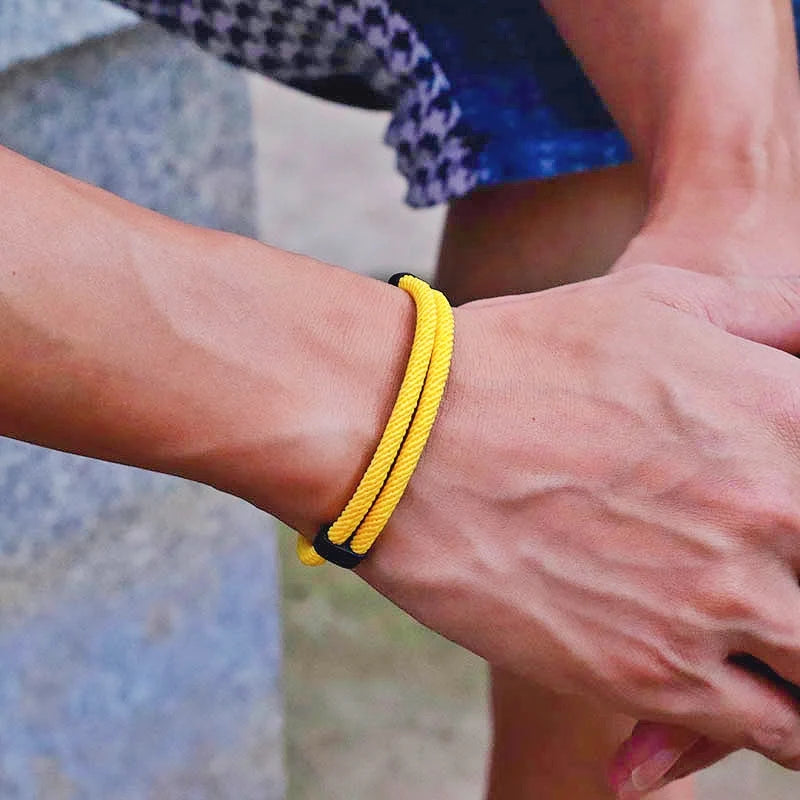 Fashion Men's Adjustable Bracelet Set for Lucky Charm - Smarsty