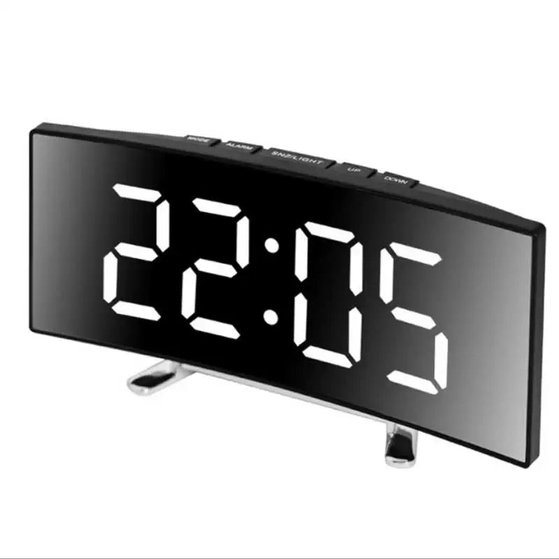 Large Screen LED Mirror Alarm Clock for Students - Smarsty