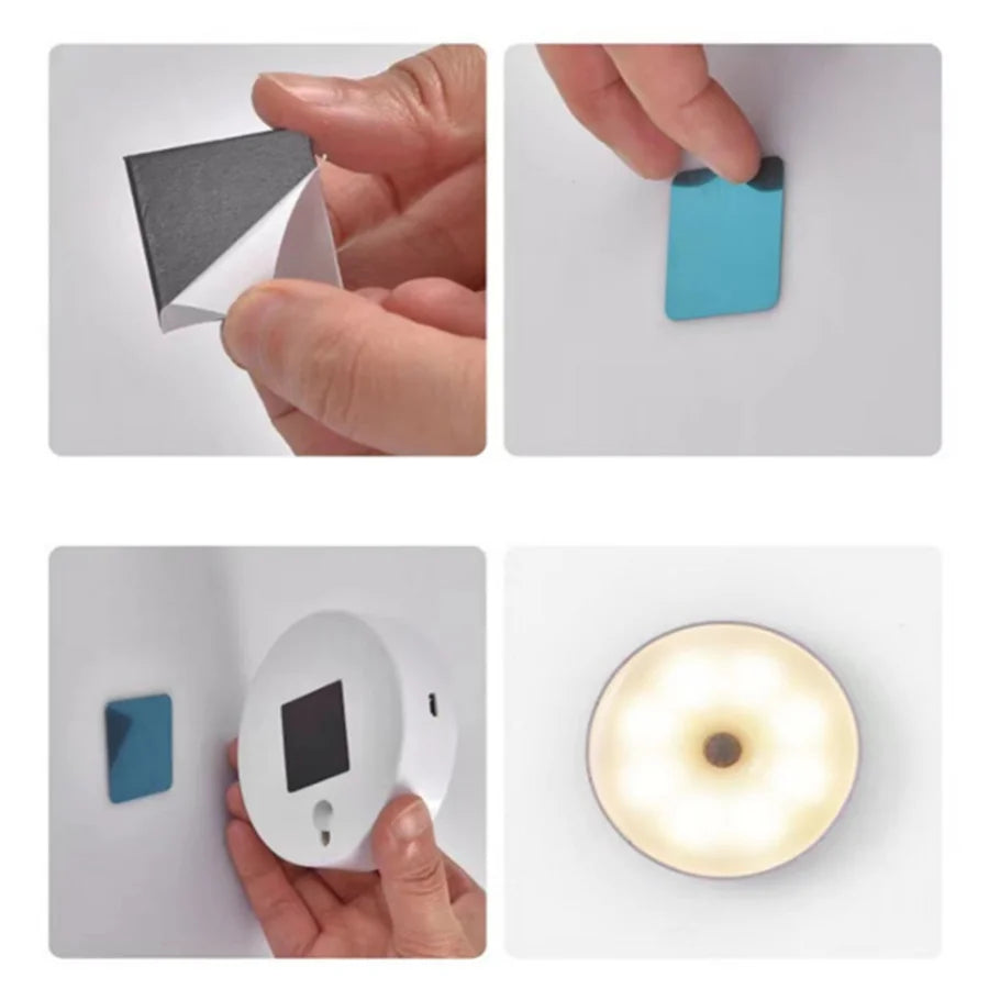 Rechargeable Motion Sensor LED Night Light for Home - Smarsty