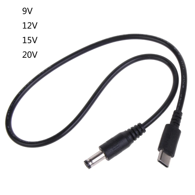 USB Type-C to 5.5x2.1mm PD Power Supply Cable 120W - Smarsty
