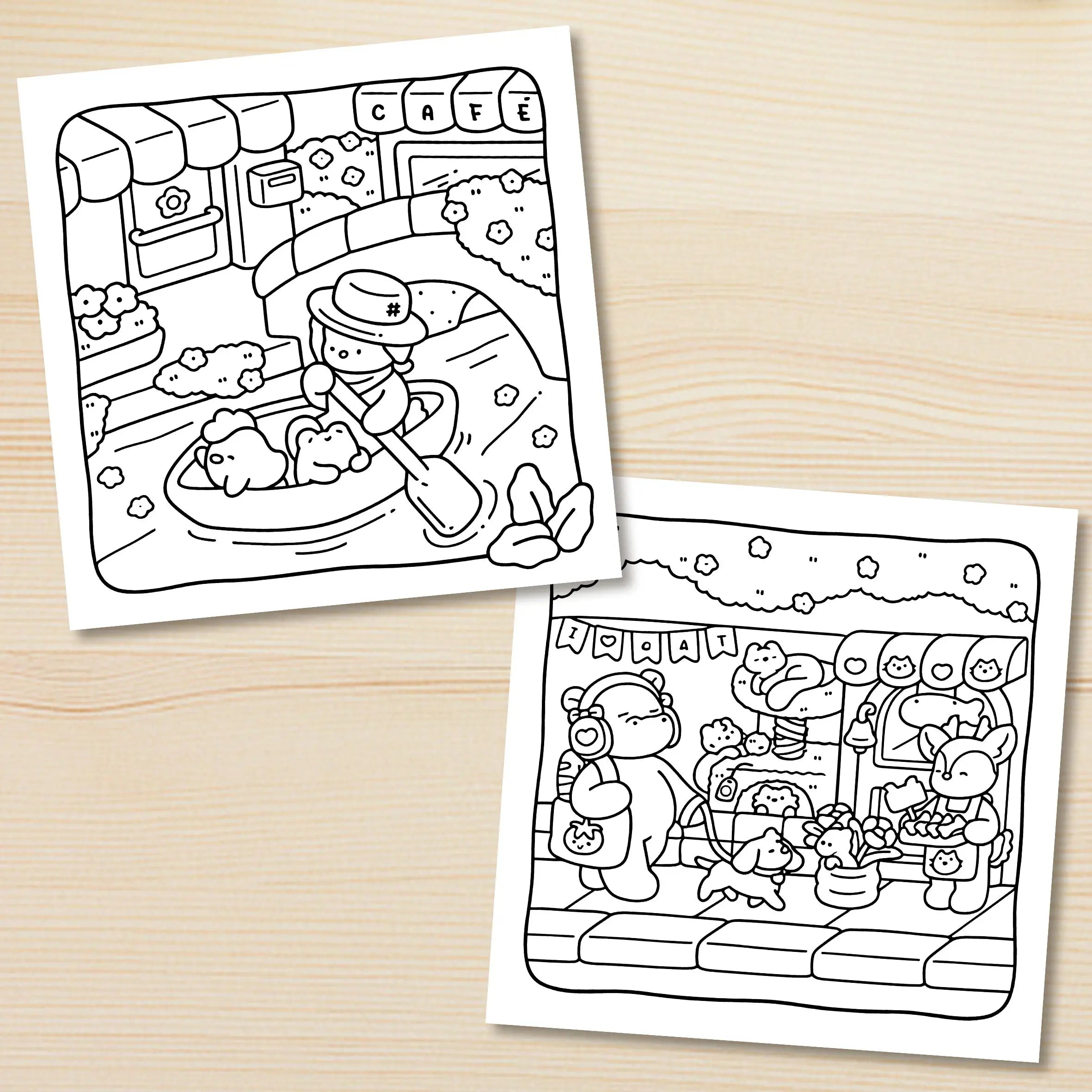 CALM DAYS Bold-easy Patterns Coloring Book for Adults Cute Drawing Book Perfect Gift for Party and Birthday - Smarsty