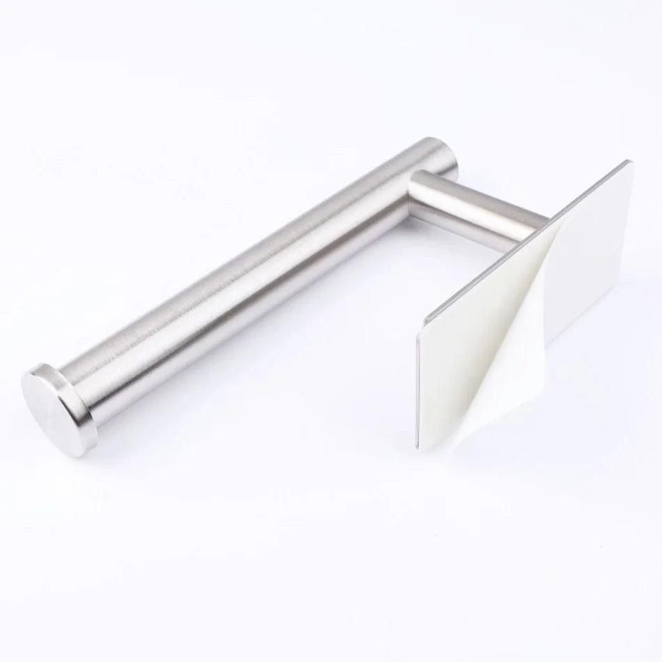 Stainless Steel Adhesive Paper Holder for Kitchen and Bathroom - Smarsty