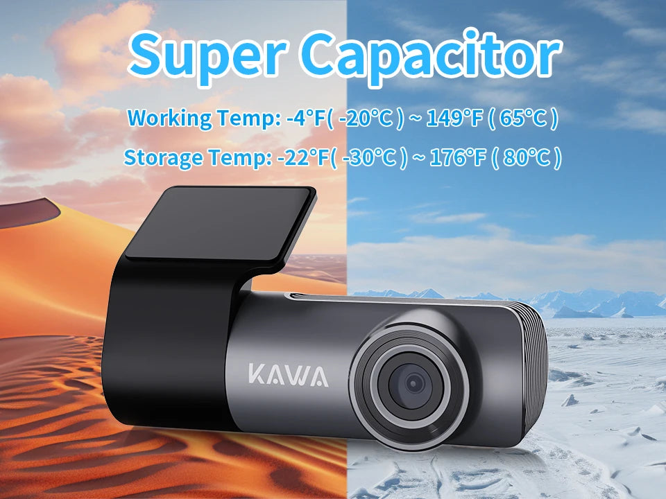2K Car Dash Cam With Night Vision And Wireless WiFi - Smarsty