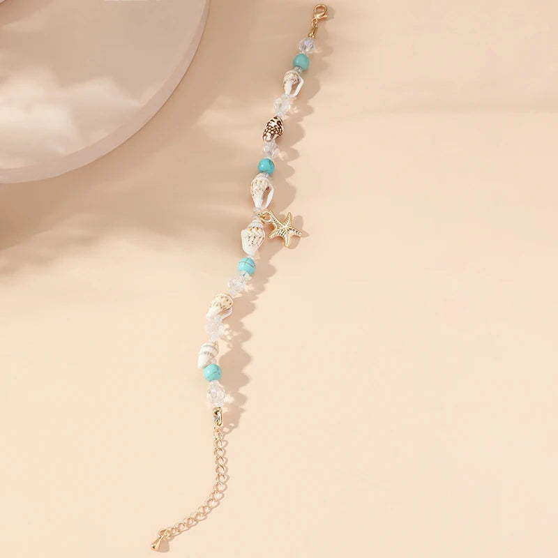 Bohemian Starfish Bracelet for Women Beach Jewelry - Smarsty