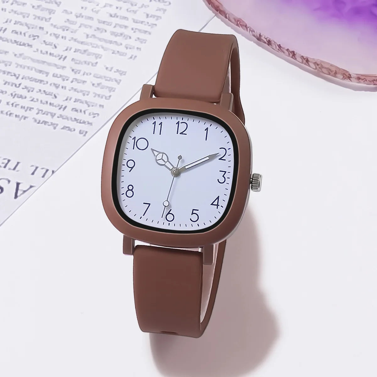 Fashion Brand Bear Women Quartz Watch with Silicone Band - Smarsty