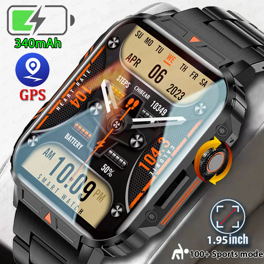 2024 Outdoor Military Smart Watch with IP68 Waterproof - Smarsty