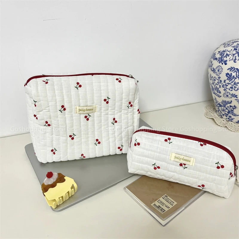 Large Capacity Women's Cosmetic Bags Cases Casual Ladies Small Storage Bag with Zipper Female Travel Clutch Bag Small Handbags - Smarsty