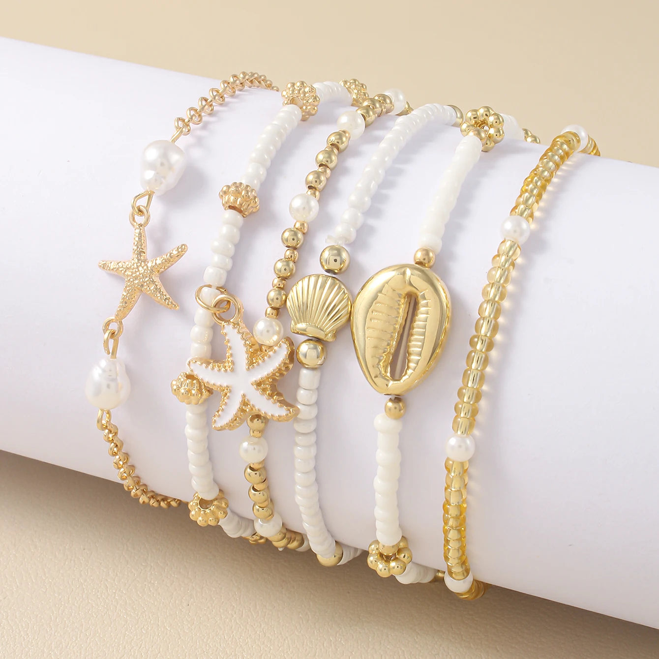 Vintage Seed Bead Stacked Bracelets for Summer Style - Smarsty