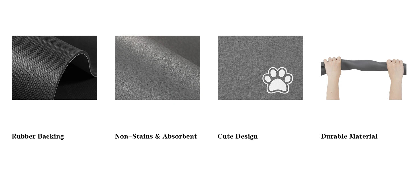 Absorbent Pet Feeding Mat for Easy Clean Up - Smarsty