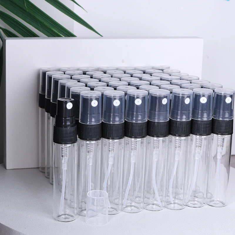 5ml Transparent Glass Perfume Spray Bottle Travel Size - Smarsty