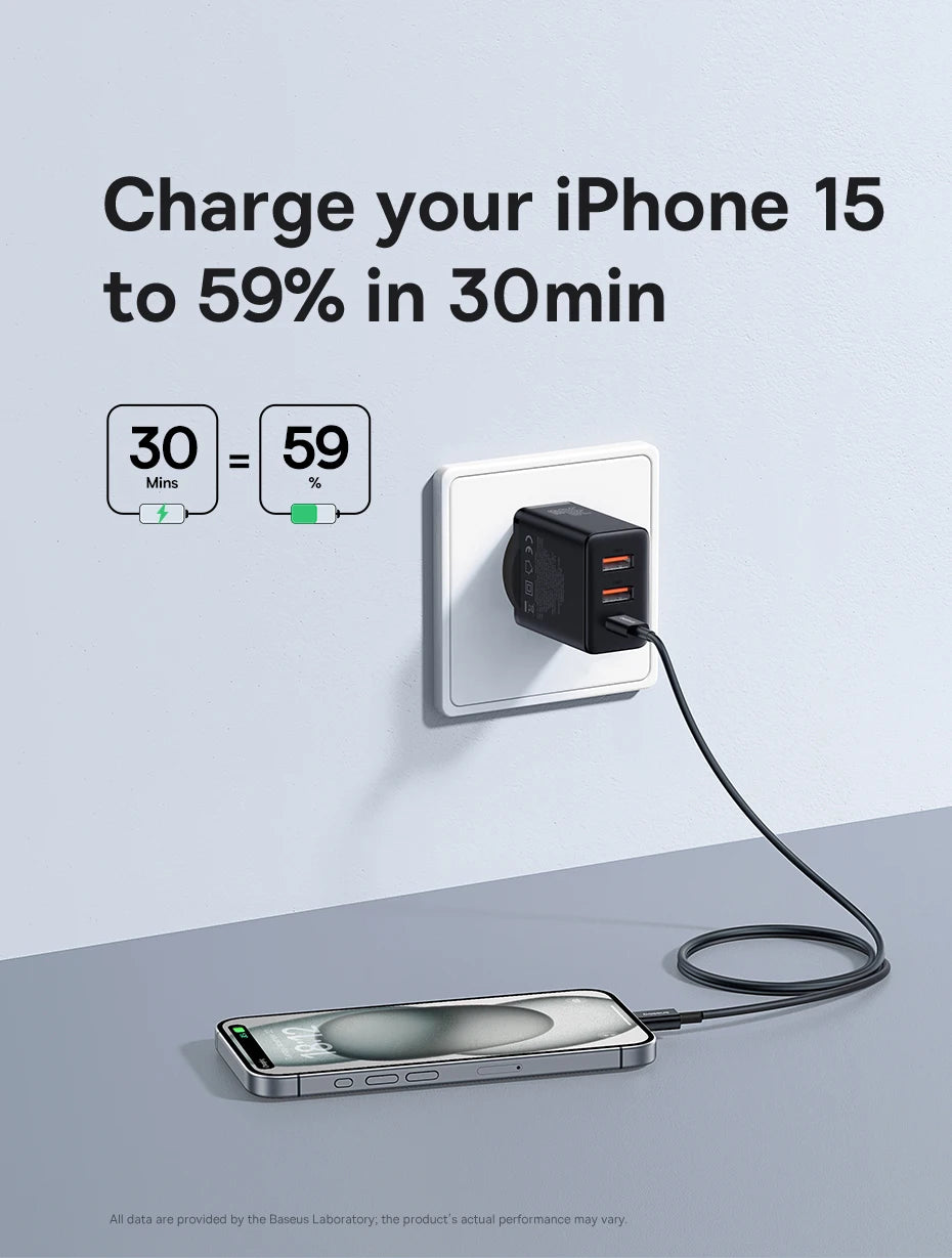30W USB Type C PD Fast Charger For iPhone Androids - Smarsty
