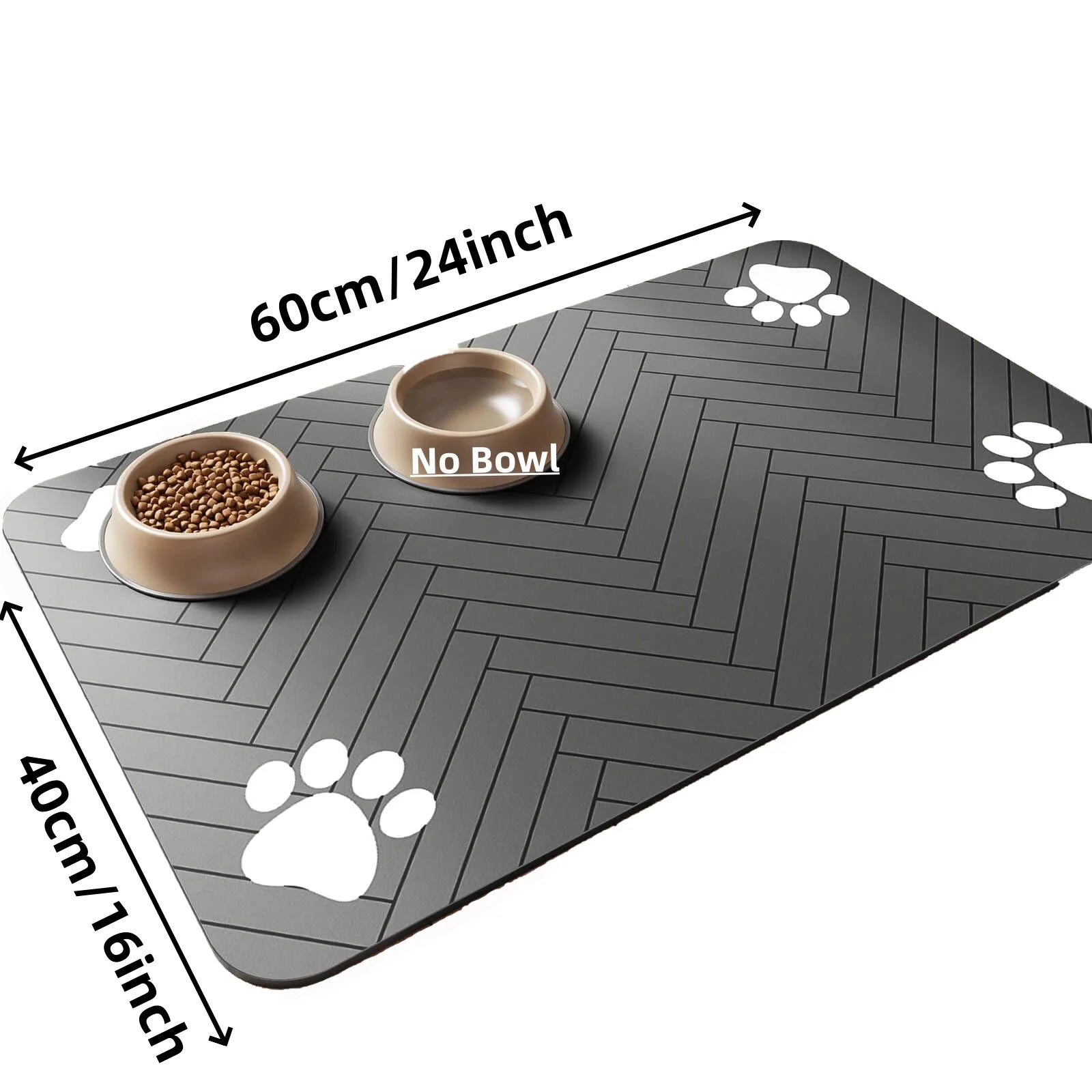 Absorbent Pet Feeding Mat with Waterproof Backing - Smarsty