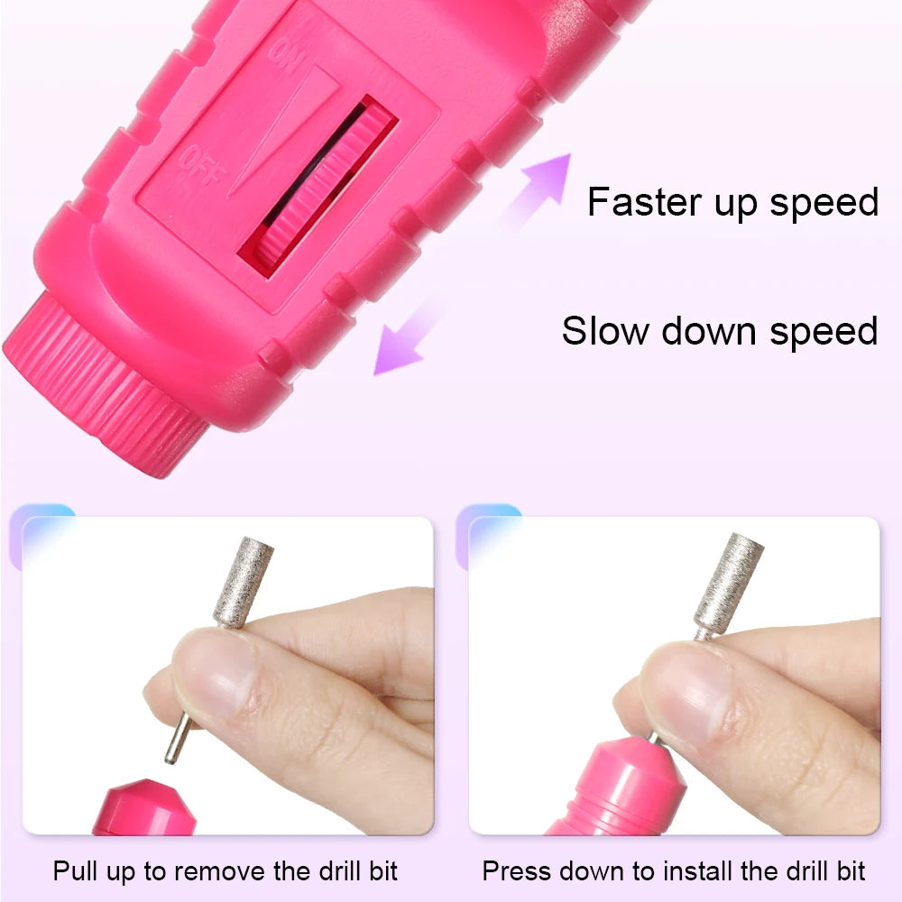 Portable 6 In 1 Electric Nail Drill Kit - Smarsty