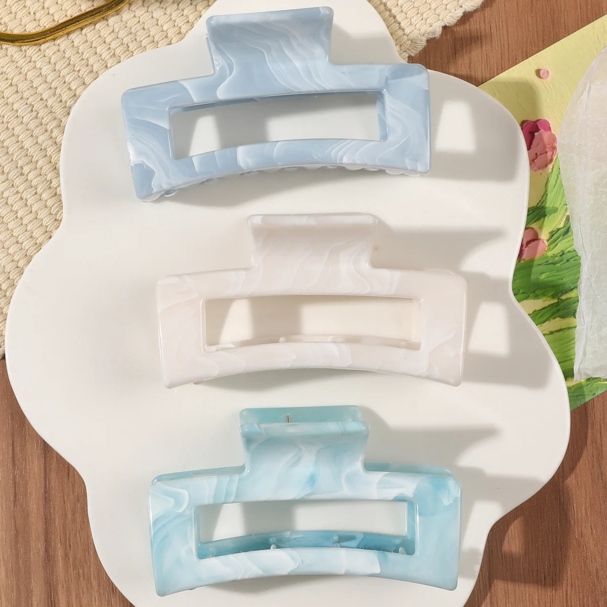 Hair Claw Clips Strong Hold Nonslip For Thick Hair - Smarsty