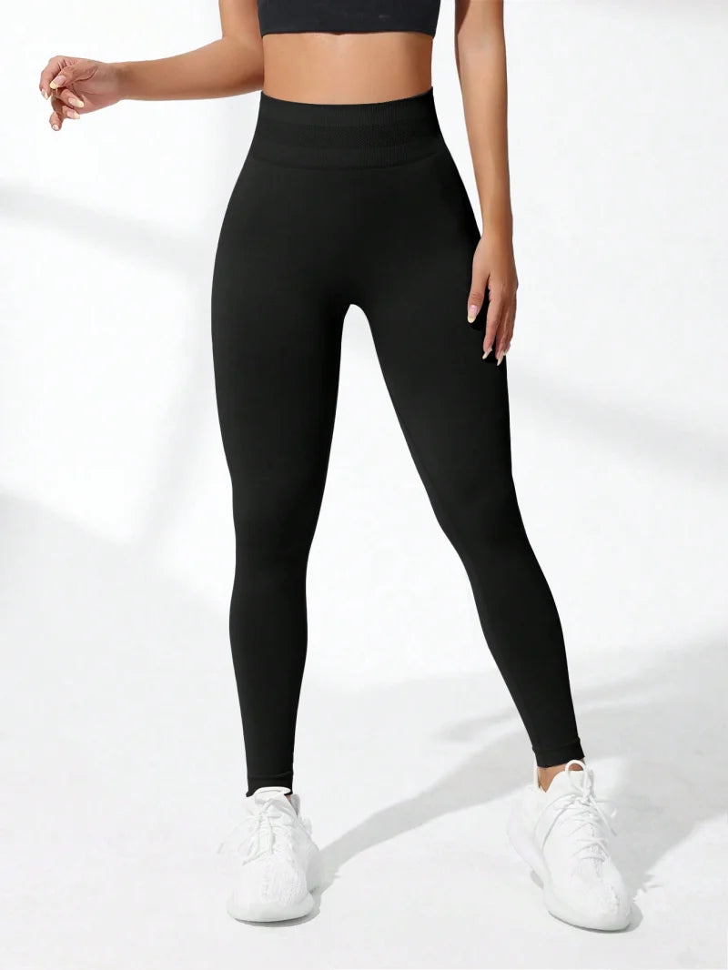 Women's High Waist Yoga Leggings Seamless High Stretchy Butt Lifting Breathable Sports Pants for Women Gym Leggings - Smarsty