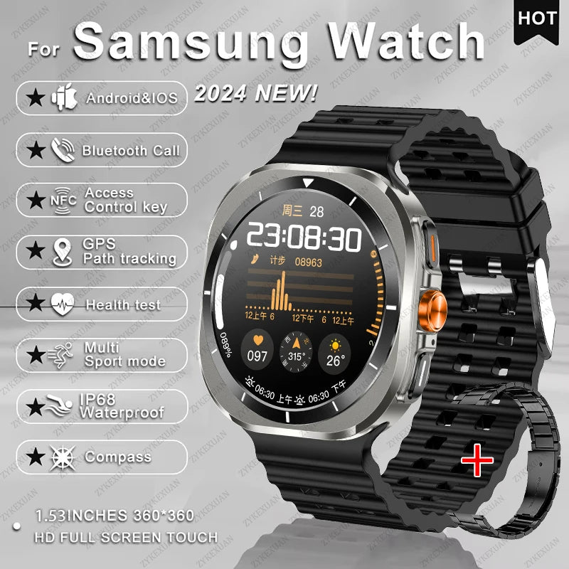 Samsung Galaxy Watch 7 Ultra GPS Smart Watch for Men - Smarsty