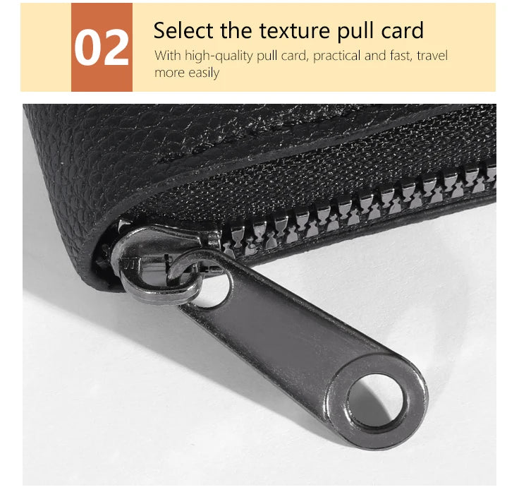 20 Detents Cards Holders PU Business Bank Credit Bus ID Card Holder Cover Coin Pouch Anti Demagnetization Wallets Bag Organizer