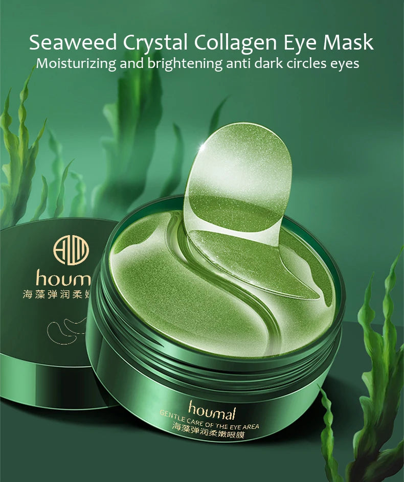 Gold Crystal Collagen Eye Masks for Dark Circles Relief - Smarsty