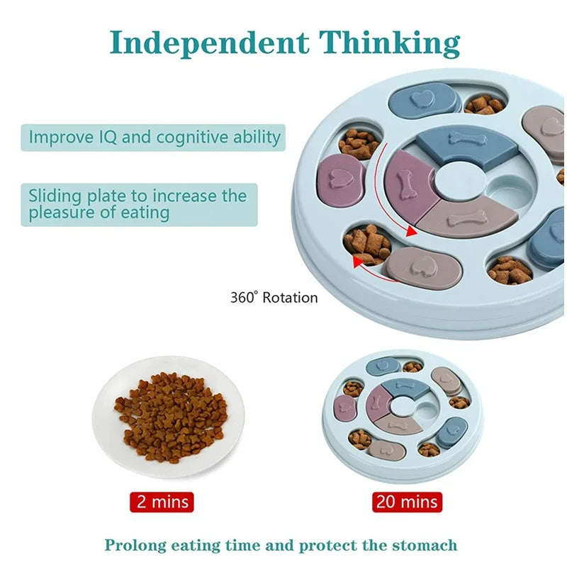 Interactive Dog Food Hiding Bowl for Boredom Relief - Smarsty