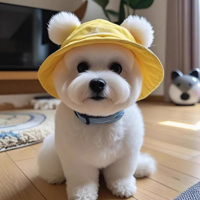 Cotton Cat Sun Hat with Ear Holes for Outdoor Protection - Smarsty