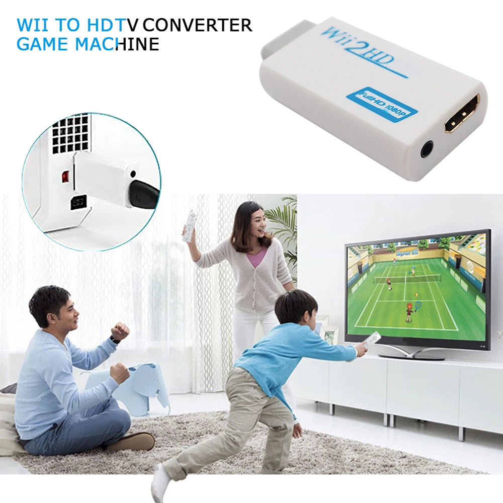 1080P Full HD Wii to HDMI Converter with Audio Output - Smarsty