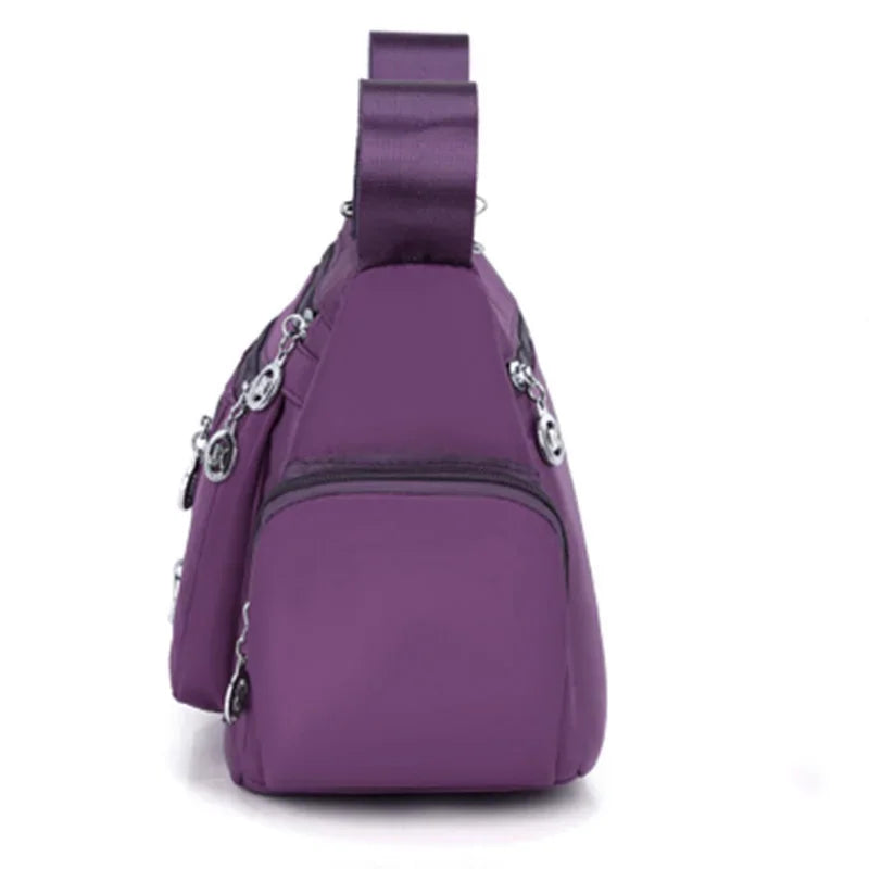 Unisex Nylon Crossbody Bag With Durable Oxford Cloth - Smarsty